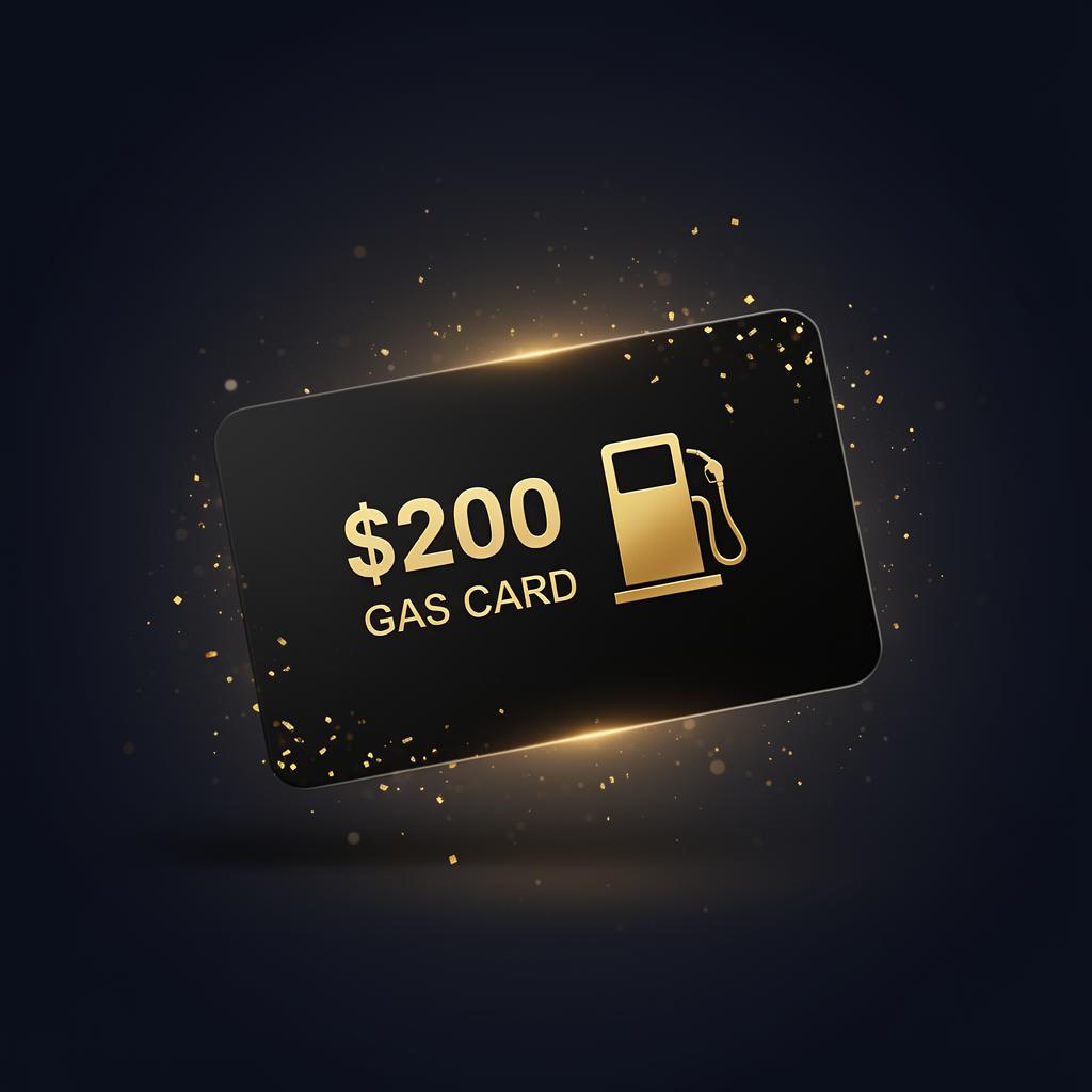 $200 gas card prize